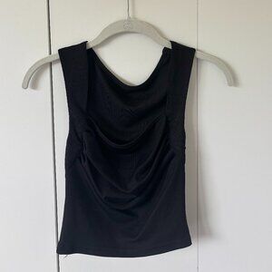 Draped Cider square neck top, size xs